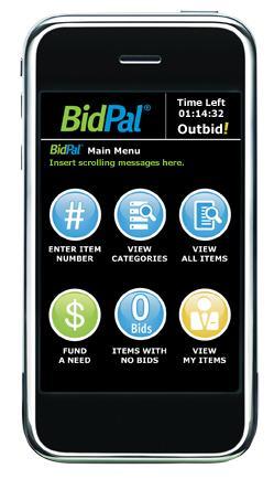 A new twist for silent auction bidding this year! BidPal allows wireless bidding.