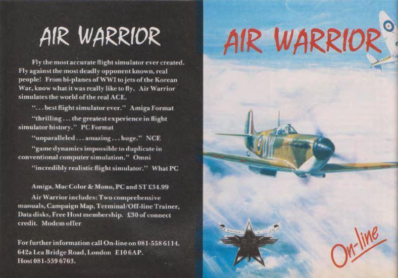 Air Warrior Multiplayer Flight Sim -