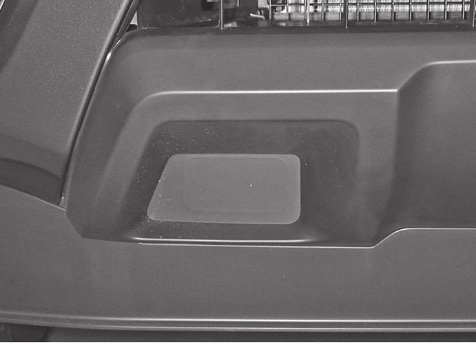 Vehicles without tow hooks: a. Cut out the indented area in both sides of the plastic bumper to clear the Brackets as pictured, (Figs 5, 6).