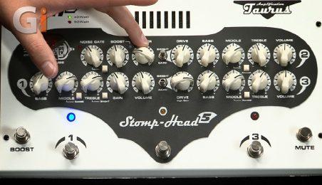 REVIEWS_AMP REVIEW Taurus Stomp Head 5 Taurus has crafted a really superb solution here for a genuinely portable amplifier that can fit onto a pedal board