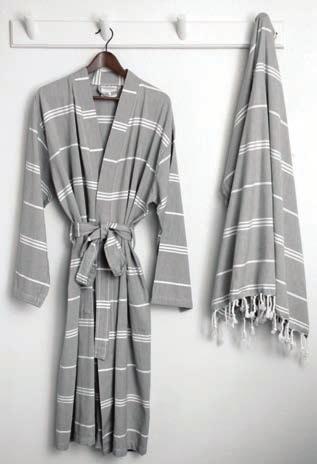 TOWEL 40 X 70 available in white w/navy, beige, gray or gray w/ white stripes B.