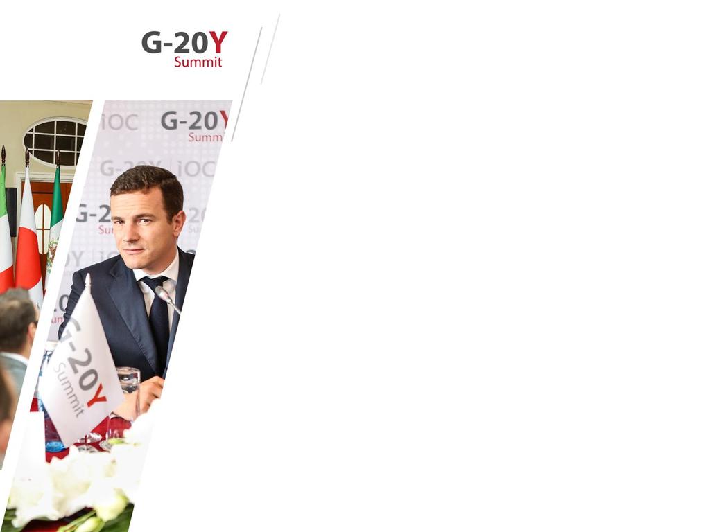 G-20Y Summit Final Perspectives Prepared by the business community Adds value and contributes by raising fresh thinking and capturing the attention of the relevant leaders to identified questions in