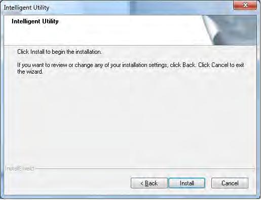 2. When prompt to the following message, please click Install to begin the installation 3.