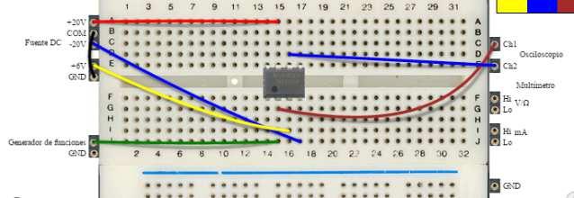 +15VDC Vpp=7V F=1kHz Vref=6V 2 3 - UA 741 + 7 4-15VDC 6 Figure 48. Op-amp comparator circuit Figure 49.