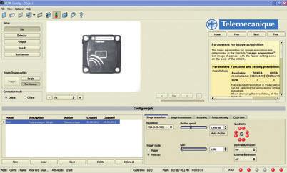 Presentation Configuration software In steps, the software installed on a PC allows you to configure your application.