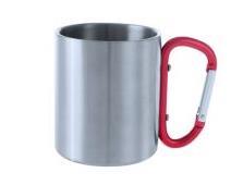 6,15 лв. без ДДС Stainless steel foldable cup in case, 70 ml.