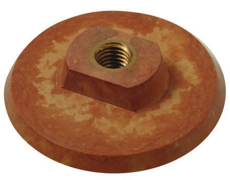 Pad Size Nut Part# 3" (76 mm) 5/8"-11 157107 4" (102 mm) 5/8"-11 155795 5" (127 mm) 5/8"-11 155878 7" (178 mm) 5/8"-11 155968 Rigid Backer Plates Rigid Velcro backed backer plate