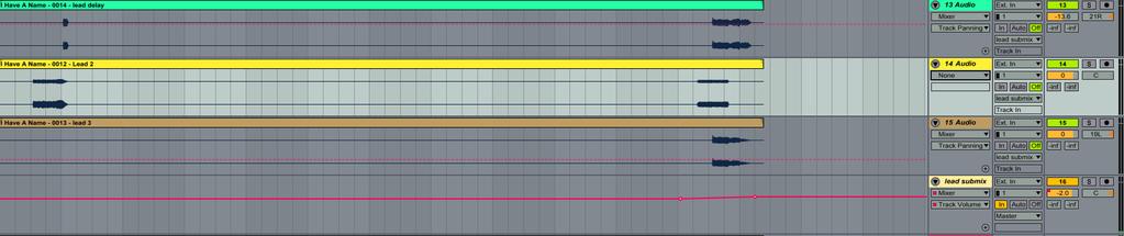 If you look at the eq settings for the other tracks, you'll notice that it's the guitars that get the lion's share of what's going on around 00 Hz. That gives them a nice rumble.