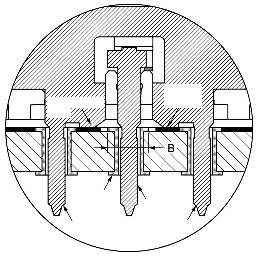 EXAMPLES OF MOUNTING DESIGNS Since this example emphasizes reducing mounting costs, expensive mounting methods such as through-hole boards are not shown.