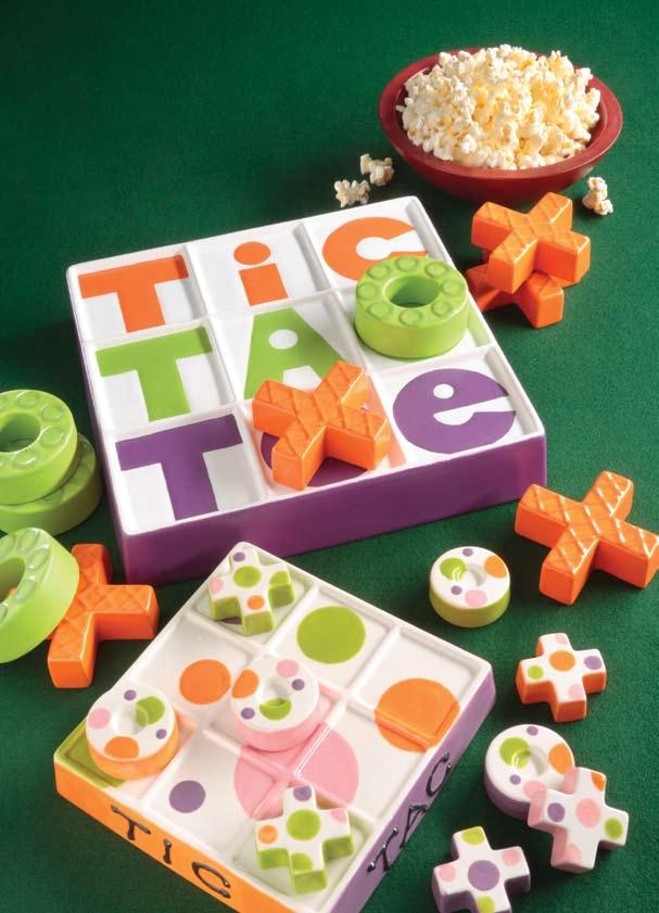 Tic Tac Totally Creative A perfect play on creativity, this Tic Tac Toe set