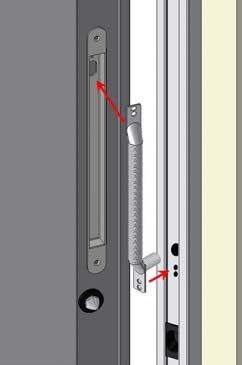 continuous transference of the cable between the door and