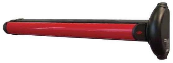 ACCESSORIES TOUCH PANIC BAR TOUCH BAR ( TO INLAY) INSTALLATION NOT PROVIDED PANIC BAR GENERAL CHARACTERISTICS -Standard colours: red and black -CE Marked -Available for single and double doors.