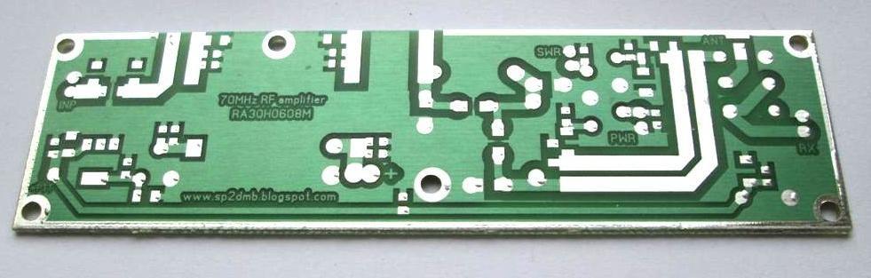 RF amplifier 70MHz on RA30H0608M Peter SP2DMB 19.08.2014r. sp2dmb@gmail.com www.sp2dmb.blogspot.com www.sp2dmb.cba.