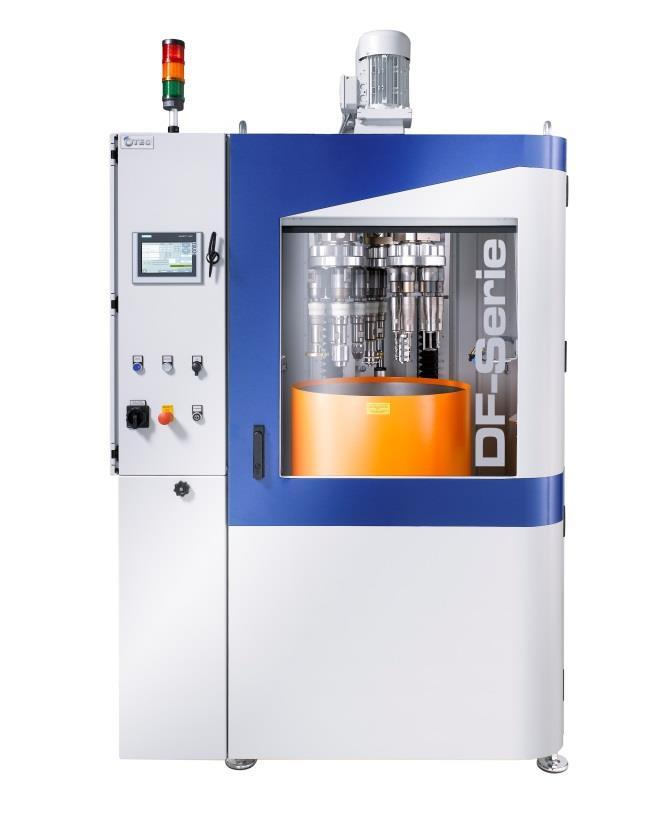 DRAG FINISHING MACHINES Series DF Drag finishing machines for high gloss polishing of heavy parts Capacity: up