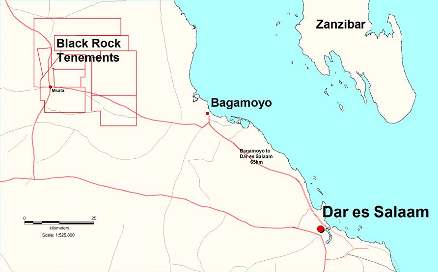 Project Description The Project is located in the Bagamoyo district of Tanzania, approximately 125km northwest of Dar es Salaam Port