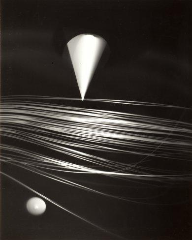 György Kepes, Balance, 1942 Gelatin Silver Print The Marjorie and Leonard Vernon Collection, gift of The Annenberg Foundation, acquired from Carol Vernon and Robert Turbin, The György Kepes Estate.