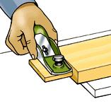 Lay out the space between the double tenons on the bottom rail ends and use the backsaw to make the long-grain cuts between the tenons. Chop out the waste using a sharp chisel (Fig. 6).