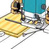 Apply glue to all rail tenons and stile mortises, then assemble the door.