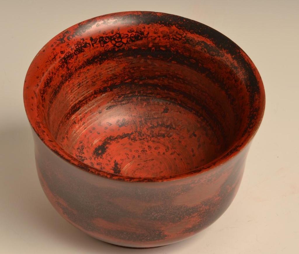 75 h X 3 w Retail Price: $450 A tea bowl finished in the