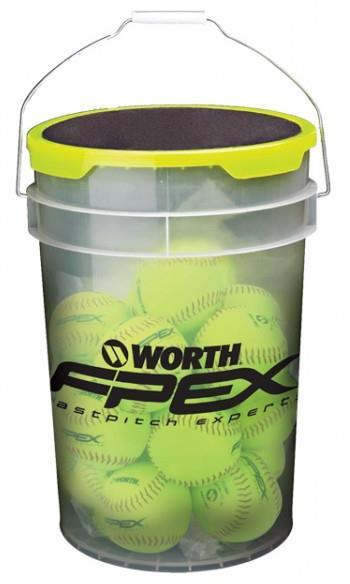 F A cylinder shaped bucket is filled with 16 softballs. The softballs have a diameter of 3.8 inches.