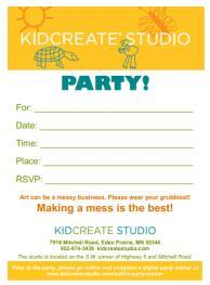 On-line printable invitations and thank you cards are also included. How many children can we invite to the party? The Standard arty includes the participation of 12 children.