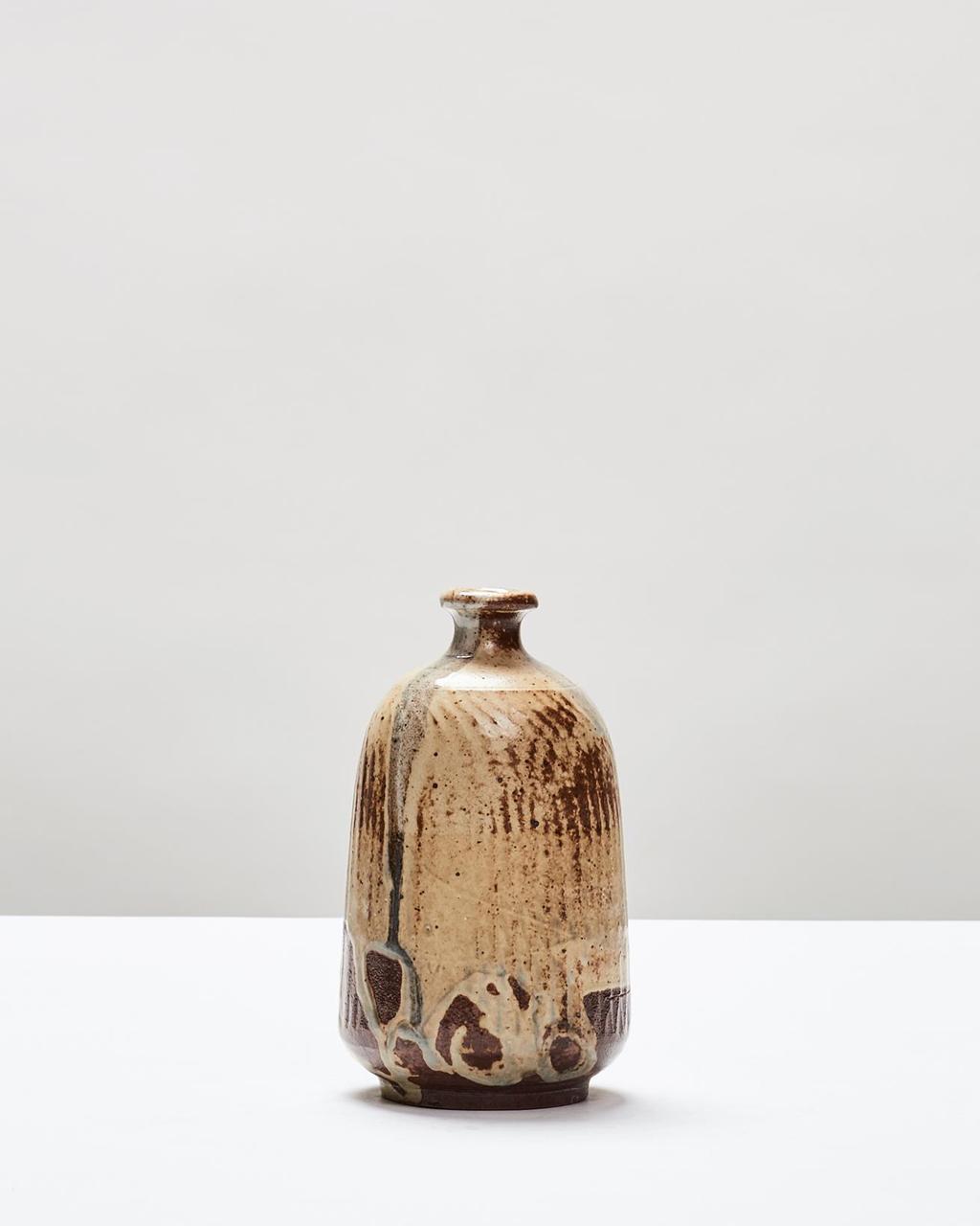 Jean Carriès, Sandstone Vase, c.1900, Stoneware, 6h x 3.25w x 3.