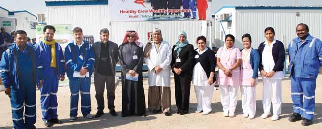 Internal Report D&T Conducts Health Campaign Event organized by HSE A group photo of the campaign s execution team at the site.