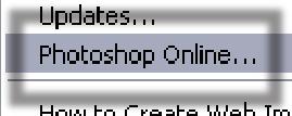 DOBE ONLINE dobe Online Menu: Help > Photoshop Online See also: Version: 6.0, 7.