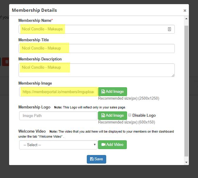 Step #3 Create The Membership Only