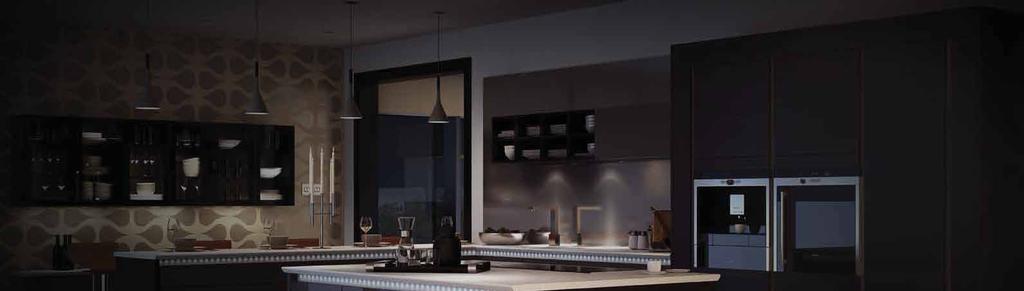 Lighting Solutions Planning lighting into your kitchen creates mood and solves practical lighting solutions.