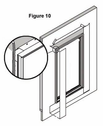 Frame Installation Before installation check door to make sure unit is complete and without defects. Corner gussets should be placed at the nailing fin corners of units.