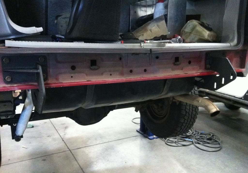 (Fig D) NOTE: Adjustment of these brackets may be needed for perfect alignment of the bumper.