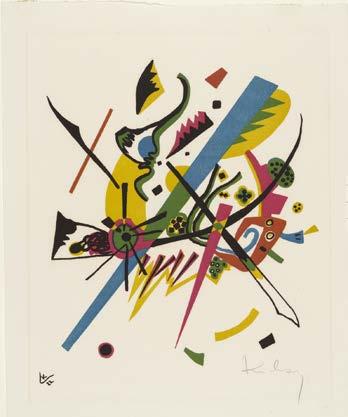 Synethesia Much like his Bauhaus contemporaries, Kandinsky was interested in the gesamtkunstwerk or synthesis of the arts.
