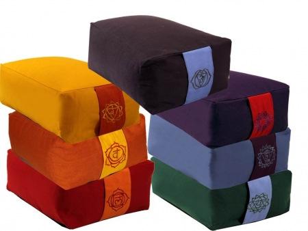 Page 8 Rectangular Meditation Cushions/Yoga Bolster In 7 Chakra Colours Composition: Cushion is filled with buckwheat hulls, for the most