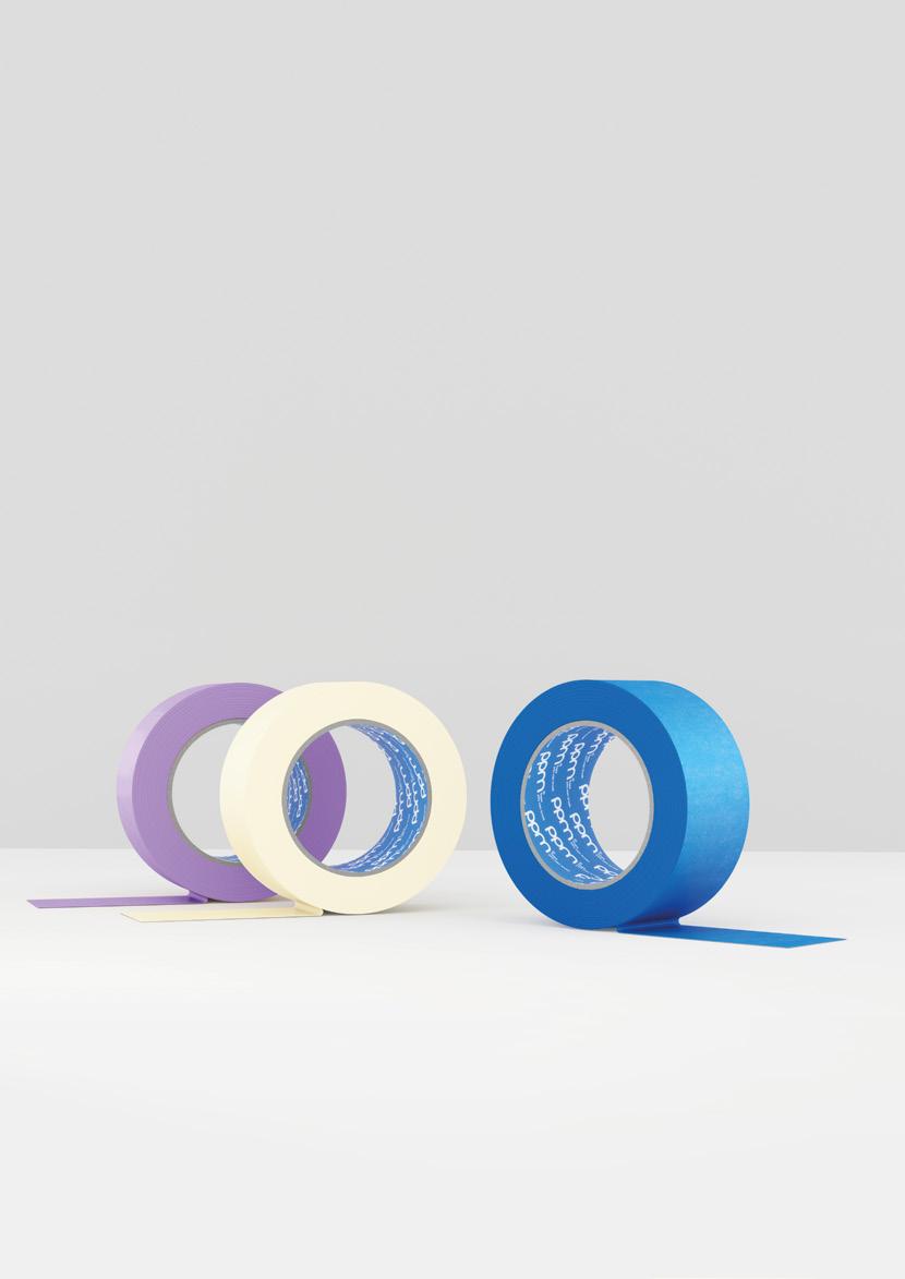 PPM Industries offers a full line of masking tapes with different treated paper backings, adhesion strengths, clean removal properties, levels of UV and water