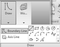 Revit Structure Basics: Framing and Documentation 11. Highlight Boundary Line. Select the Line tool on the Draw panel. 12.