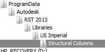 Activate the Structure ribbon. Select Column Structural Column. 3.