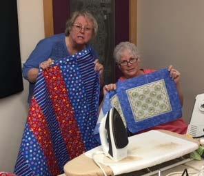 Charity Quilts Jan Alder & Sheila Baldwin Thank you to Jill at Quilted Memories on for hosting the Charity Quilt Sew-in on