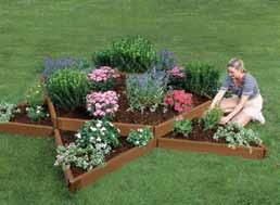 create instant garden beds, borders, playgrounds, or sandboxes.