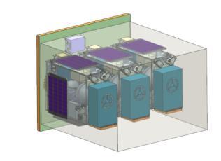 meet FRAM mass/volumetric constraints Cargo Module FRAM Single satellites up