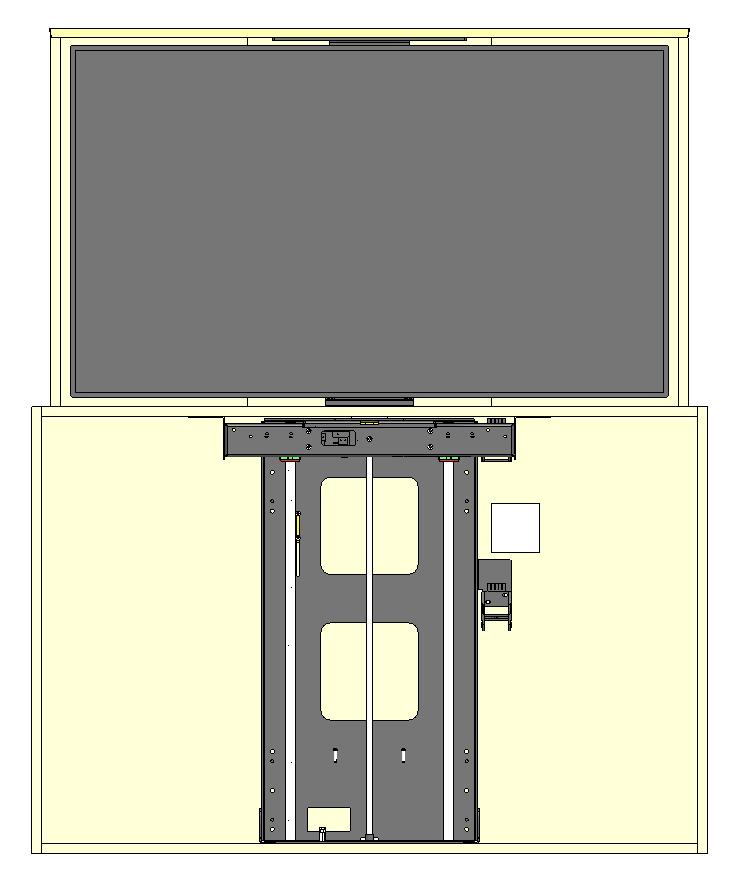 SHEET 4 of 9 Mechanism Up - In Cabinet 0.1 3 Base Panel to Cabinet Aperture 0.