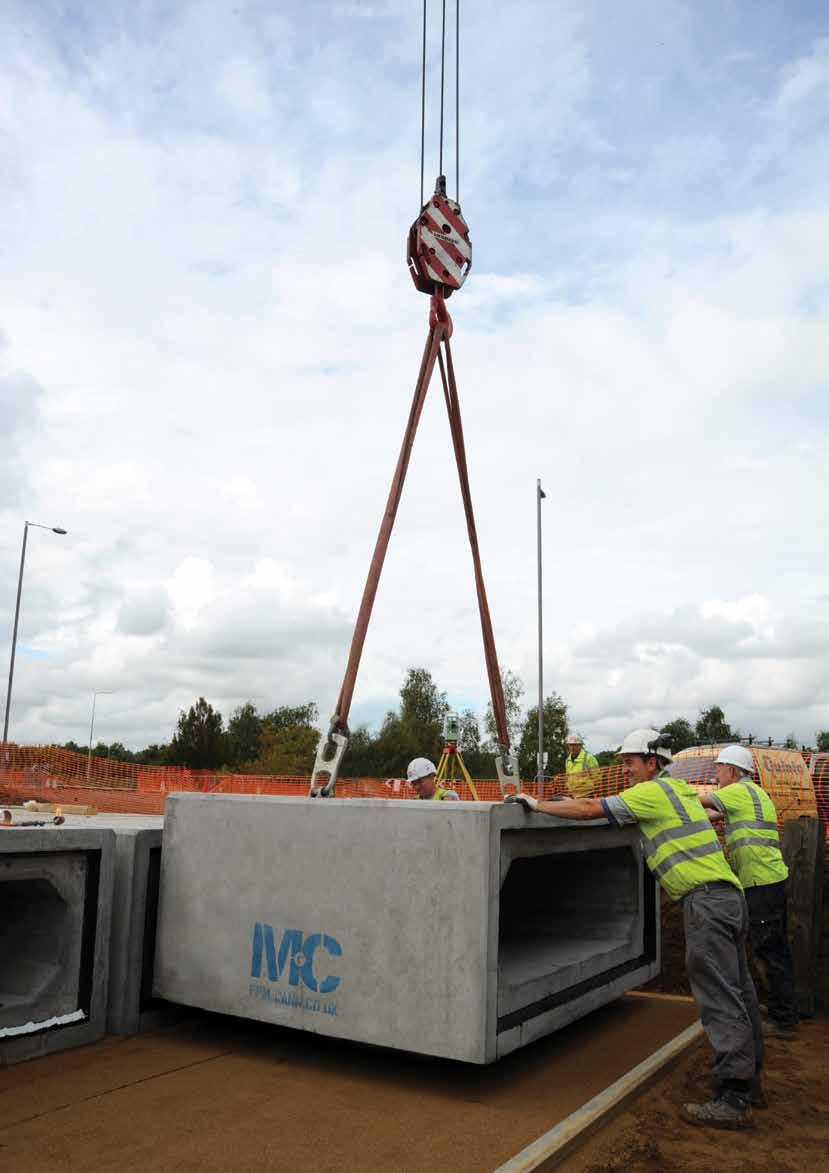 Box CulvertS Internal Dimensions (Based on flat invert culvert units) Key: Flow area m 2 / Discharge rate m 3 /sec Installation Guidelines For installation and jointing details, refer to the Box