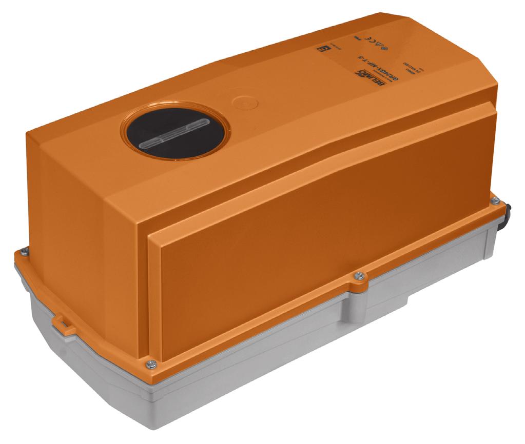 echnical data sheet Parameterisable damper actuator in the IP66 protective housing for or adjusting ad usting air dampers in industrial plants and in technical building installations For air dampers