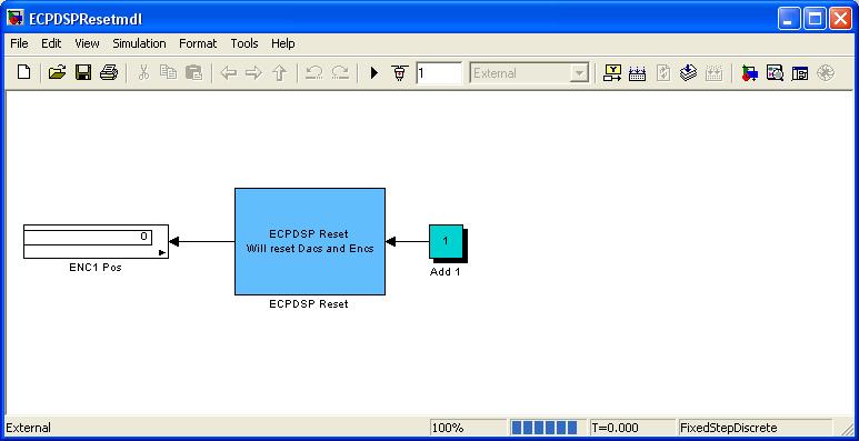 Click on the play button to run Figure 5: Running the ECP system 10.
