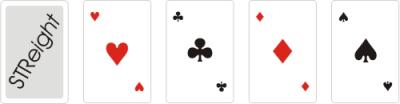 The ideal Casino game use only four symbols but for a better scrambling of cards, the