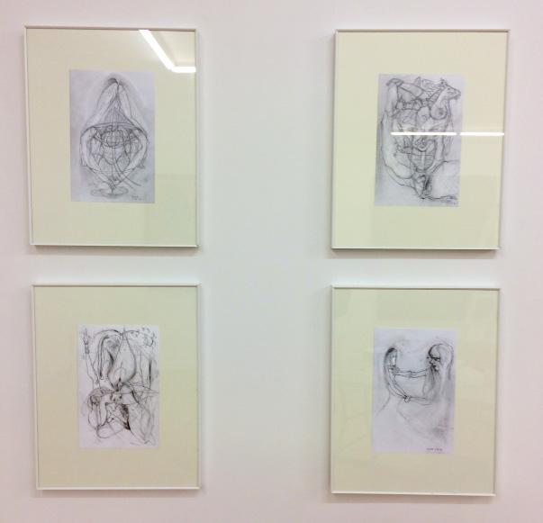 4 Untitled Drawings, 2016-2017 Pencil on paper 8