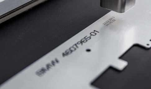 Printing speed Precisely legible logos, 2-D barcodes & barcodes Full