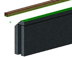 Insert Mates Select the mate toolbar. Mate the top of the wall with the underside of the wallplate shown.