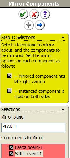 Mirror components