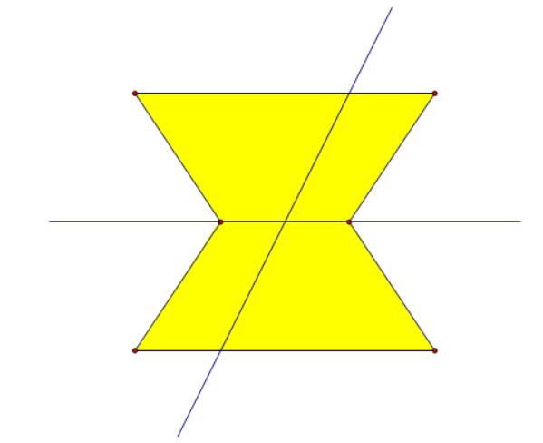 Lines 1, and 4 are all lines of symmetry C.